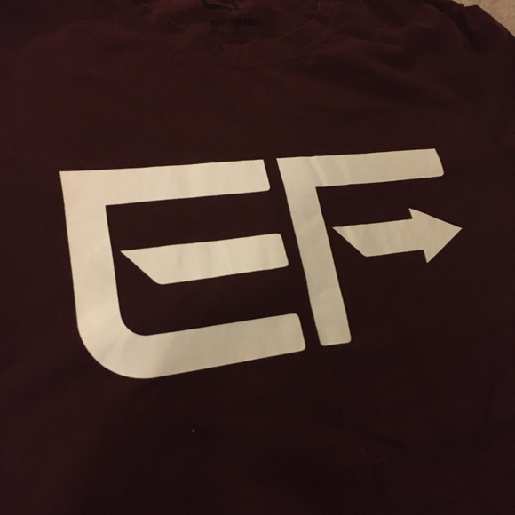 Ever Forward Big Logo Performance Tee MAROON - Picture 3 of 5